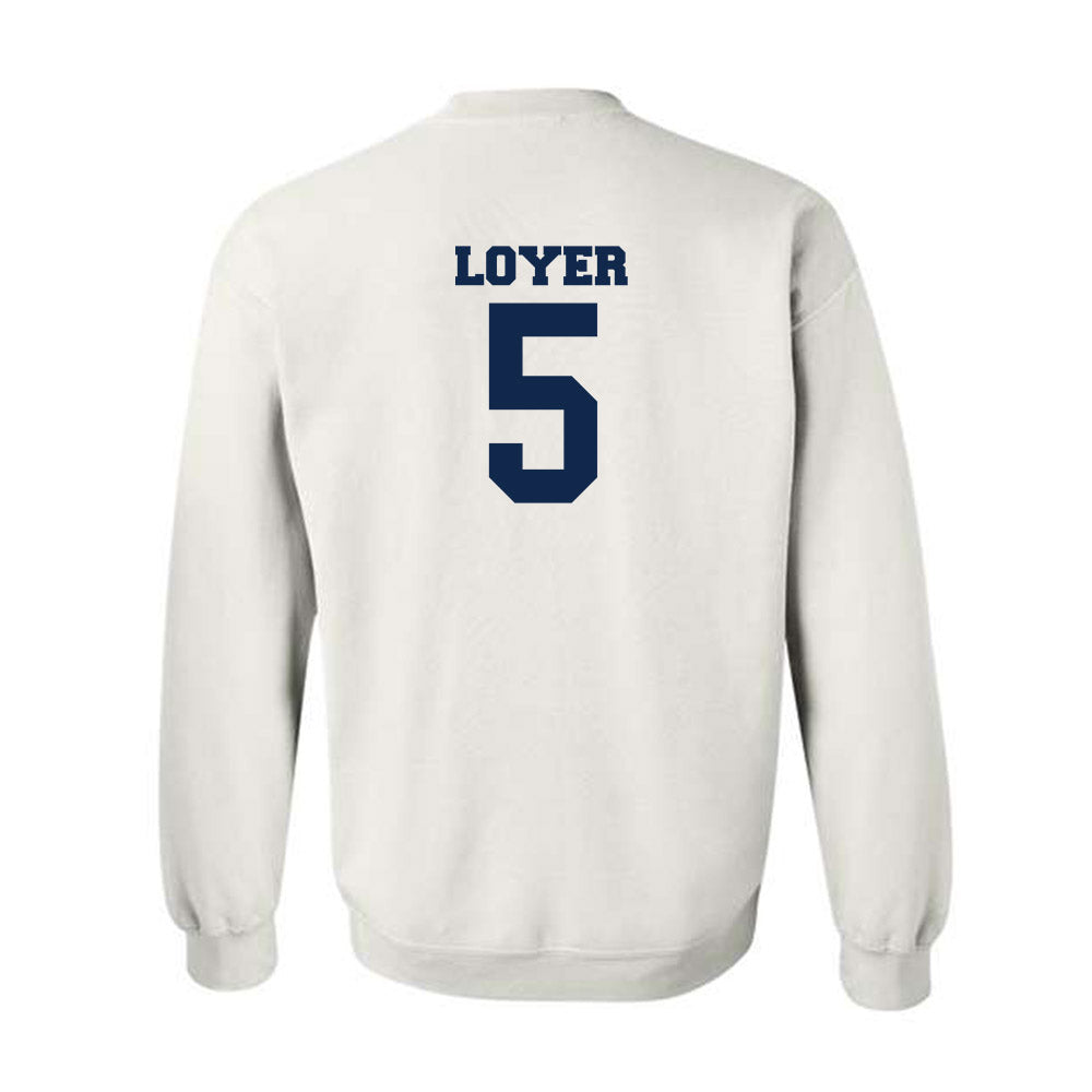 BU - NCAA Women's Volleyball : Jersey Loyer - Classic Fashion Shersey Crewneck Sweatshirt-1