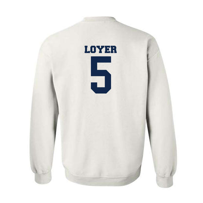 BU - NCAA Women's Volleyball : Jersey Loyer - Classic Fashion Shersey Crewneck Sweatshirt-1