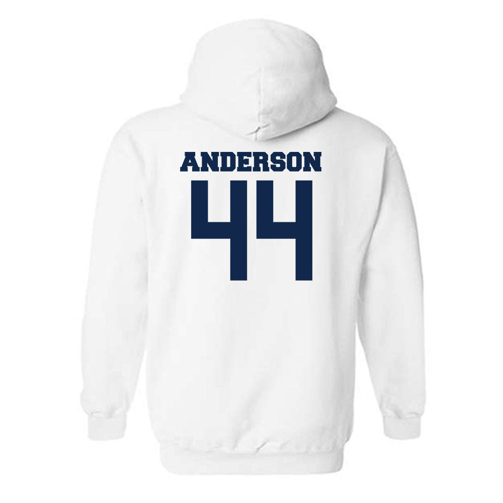 Butler - NCAA Men's Basketball : Treyson Anderson - Classic Fashion Shersey Hooded Sweatshirt-1
