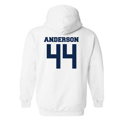 Butler - NCAA Men's Basketball : Treyson Anderson - Classic Fashion Shersey Hooded Sweatshirt-1