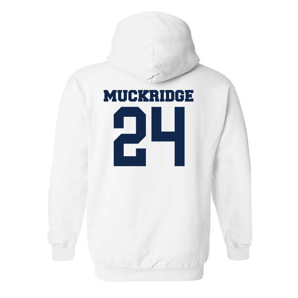 BU - NCAA Men's Soccer : Evan Muckridge - Classic Fashion Shersey Hooded Sweatshirt-1
