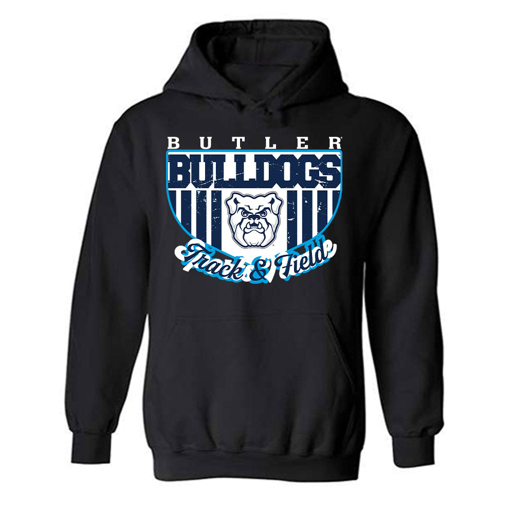 Butler - NCAA Men's Track & Field : Sam Long - Classic Fashion Shersey Hooded Sweatshirt-0