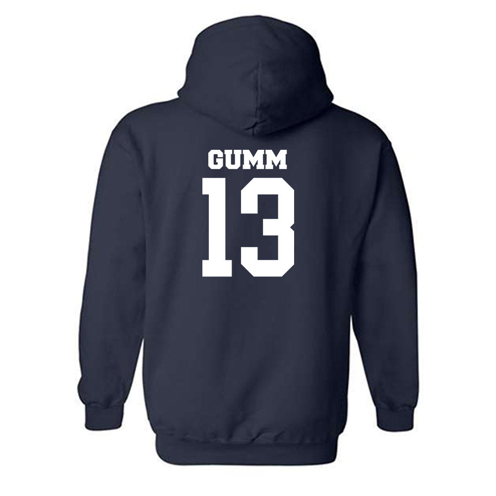 Butler - NCAA Women's Soccer : Riley Gumm - Classic Fashion Shersey Hooded Sweatshirt-1