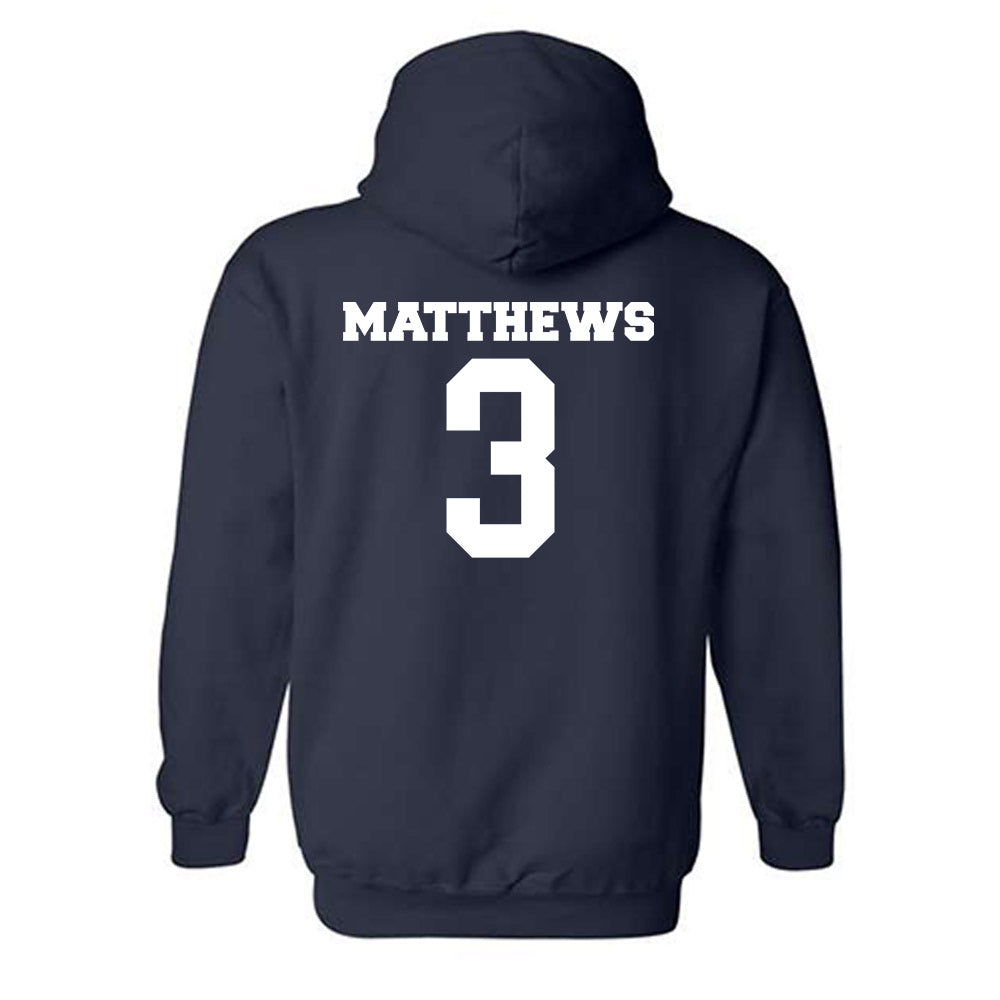 Butler - NCAA Football : Blake Matthews - Classic Fashion Shersey Hooded Sweatshirt-1
