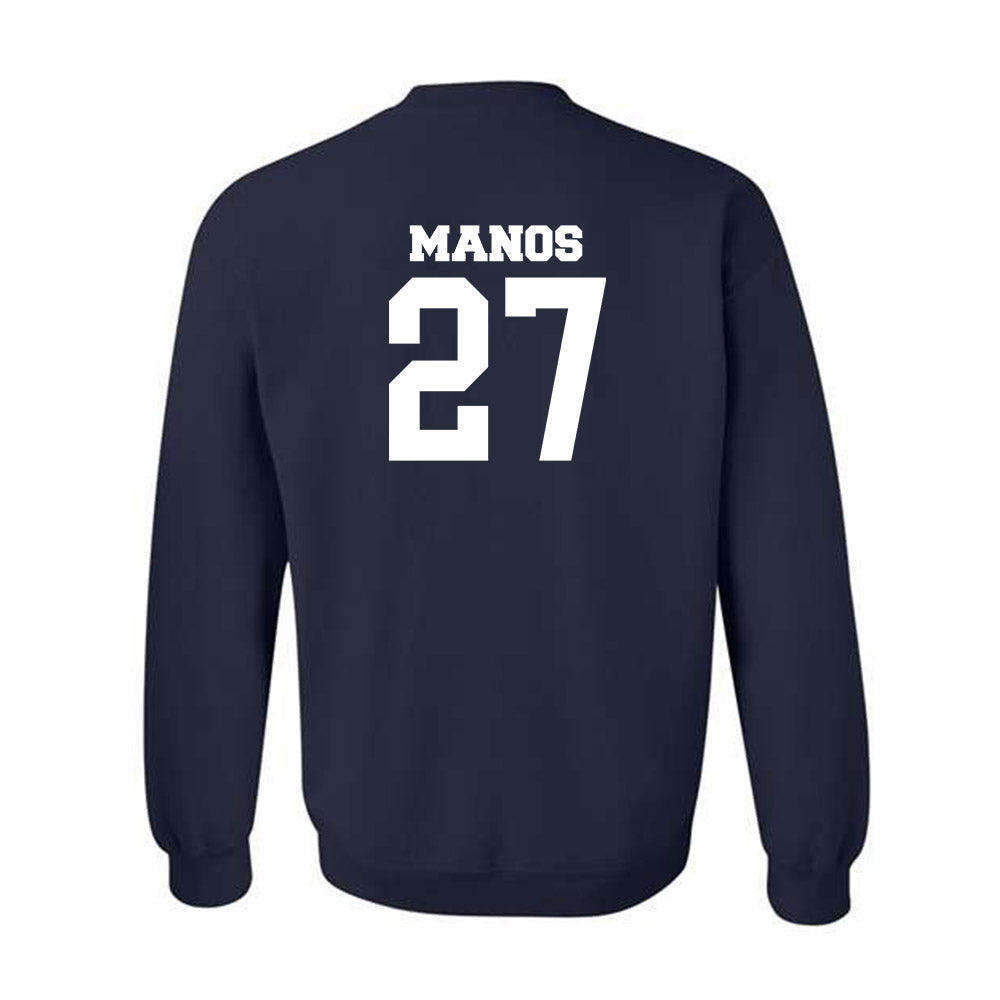 Butler - NCAA Baseball : JJ Manos - Classic Fashion Shersey Crewneck Sweatshirt-1