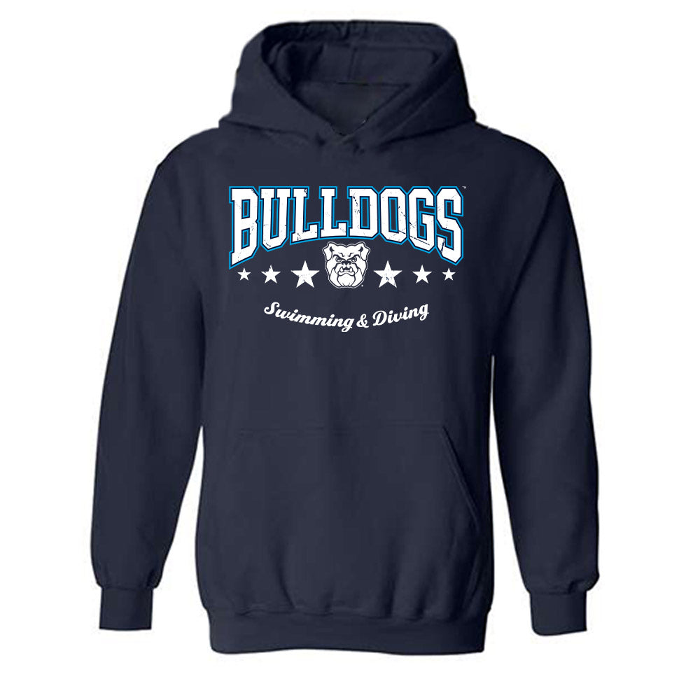 Butler - NCAA Women's Swimming & Diving : Kayla Wright - Classic Fashion Shersey Hooded Sweatshirt-0