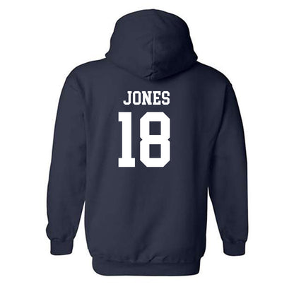 BU - NCAA Football : Luke Jones - Classic Shersey Hooded Sweatshirt-1