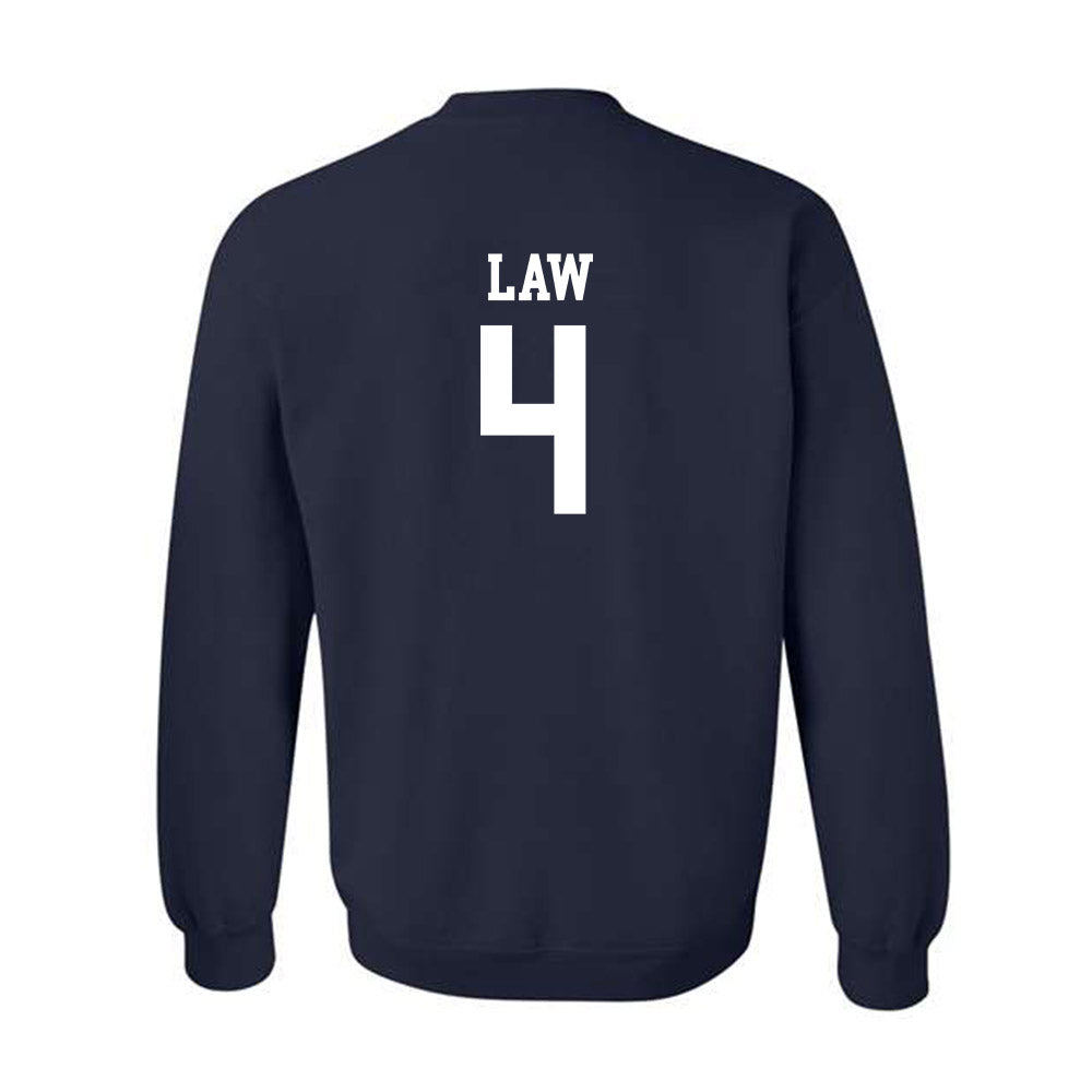 BU - NCAA Softball : Paxton Law - Classic Shersey Crewneck Sweatshirt-1
