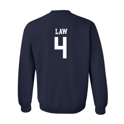 BU - NCAA Softball : Paxton Law - Classic Shersey Crewneck Sweatshirt-1