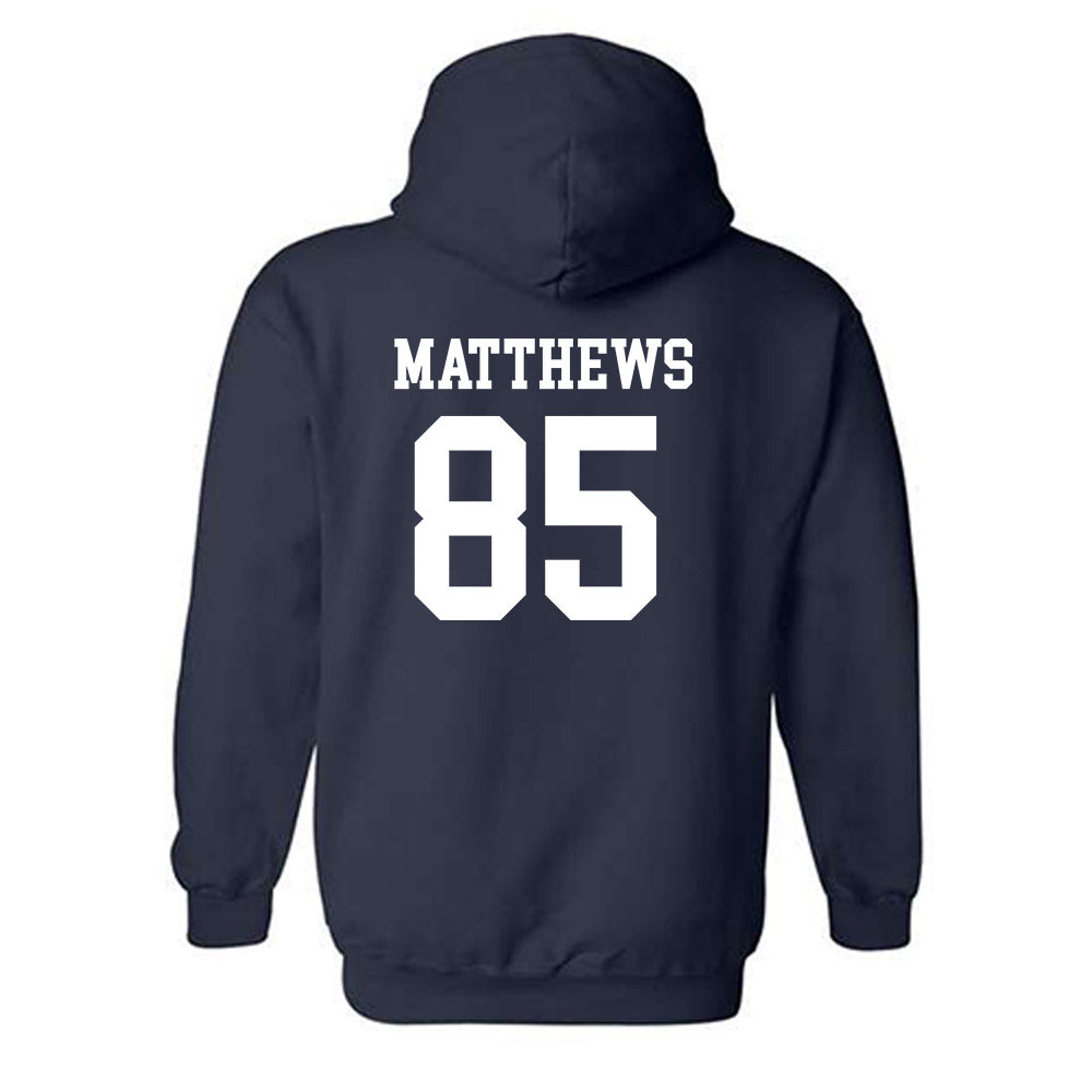 BU - NCAA Football : Blake Matthews - Classic Shersey Hooded Sweatshirt-1