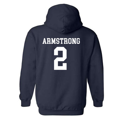 BU - NCAA Football : Mason Armstrong - Classic Shersey Hooded Sweatshirt-1