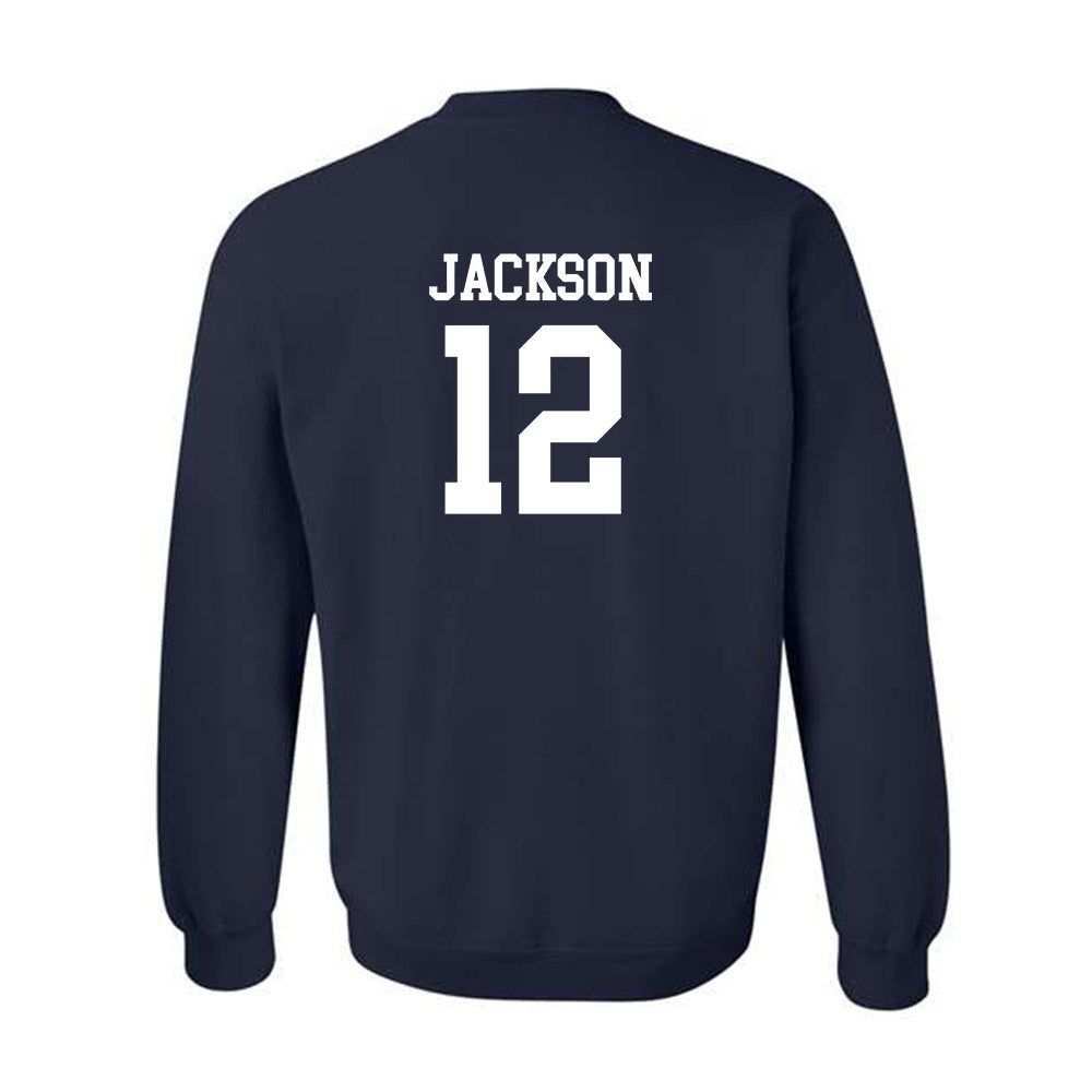 BU - NCAA Women's Basketball : Saniya Jackson - Classic Shersey Crewneck Sweatshirt-1