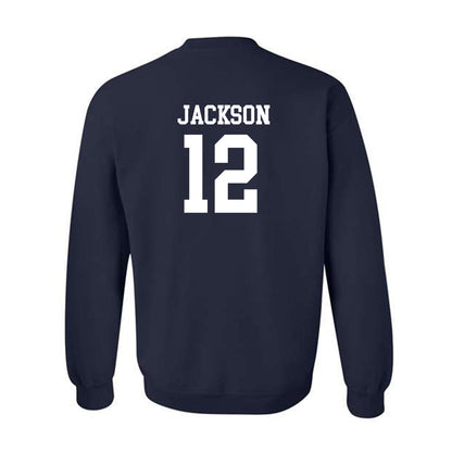 BU - NCAA Women's Basketball : Saniya Jackson - Classic Shersey Crewneck Sweatshirt-1