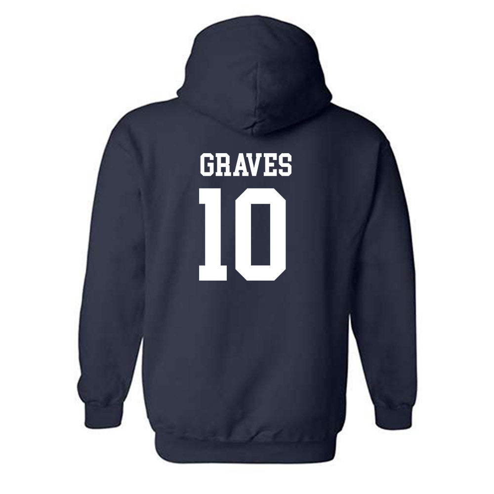 Butler - NCAA Softball : Kendall Graves - Classic Shersey Hooded Sweatshirt-1