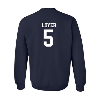 BU - NCAA Women's Volleyball : Jersey Loyer - Classic Shersey Crewneck Sweatshirt-1