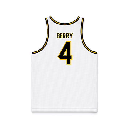 PLU - NCAA Men's Basketball : Caleb Berry - White Basketball Jersey