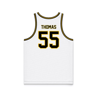 PLU - NCAA Men's Basketball : Christian Thomas - White Basketball Jersey-1