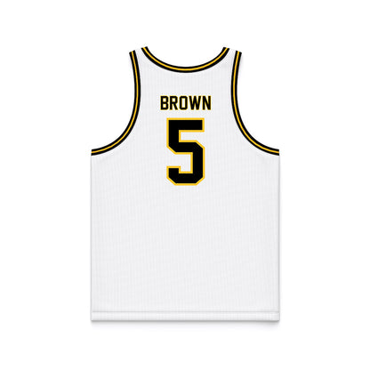 PLU - NCAA Men's Basketball : Julian Brown - White Basketball Jersey