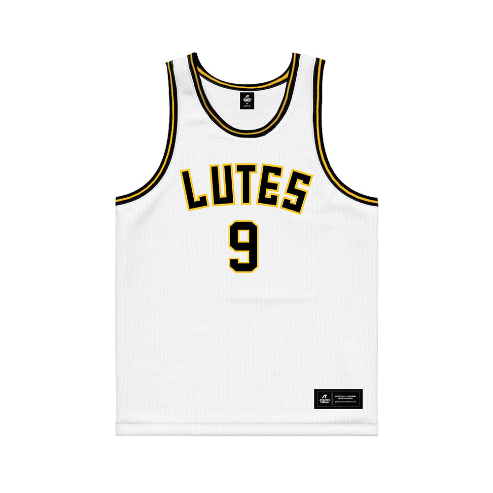 PLU - NCAA Men's Basketball : Hunter Frates - White Basketball Jersey-0