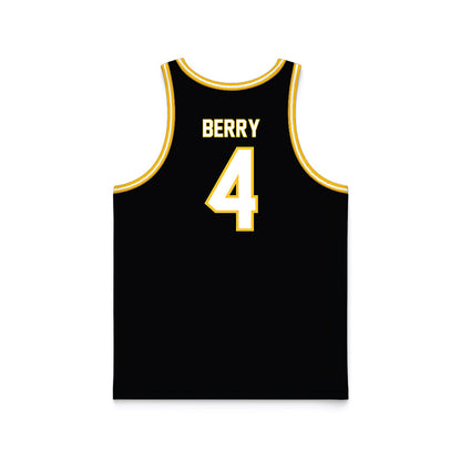 PLU - NCAA Men's Basketball : Caleb Berry - Black Basketball Jersey