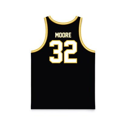 PLU - NCAA Men's Basketball : Nathan Moore - Black Basketball Jersey-1