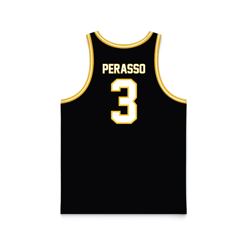 PLU - NCAA Men's Basketball : Dominic Perasso - Black Basketball Jersey