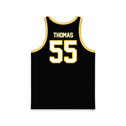 PLU - NCAA Men's Basketball : Christian Thomas - Black Basketball Jersey-1