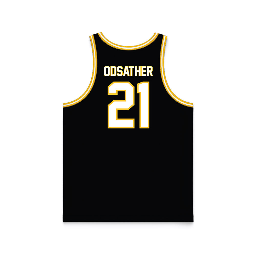 PLU - NCAA Men's Basketball : Dane Odsather - Black Basketball Jersey-1