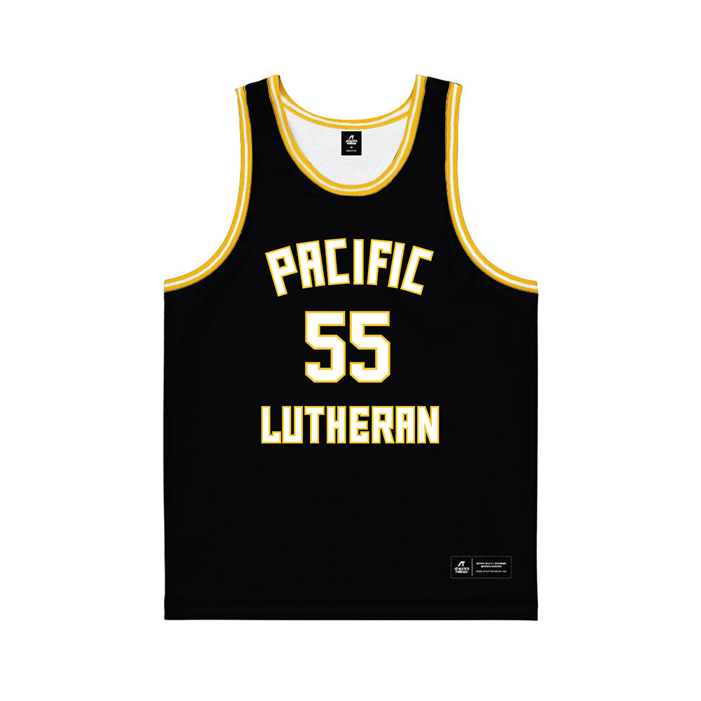 PLU - NCAA Men's Basketball : Christian Thomas - Black Basketball Jersey-0