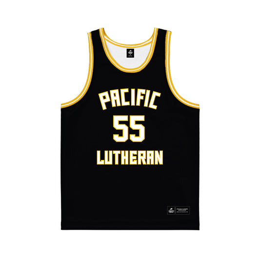 PLU - NCAA Men's Basketball : Christian Thomas - Black Basketball Jersey-0