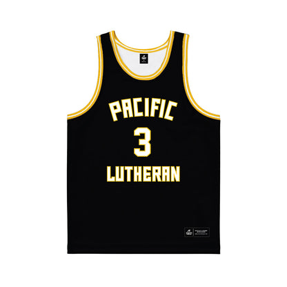 PLU - NCAA Men's Basketball : Dominic Perasso - Black Basketball Jersey