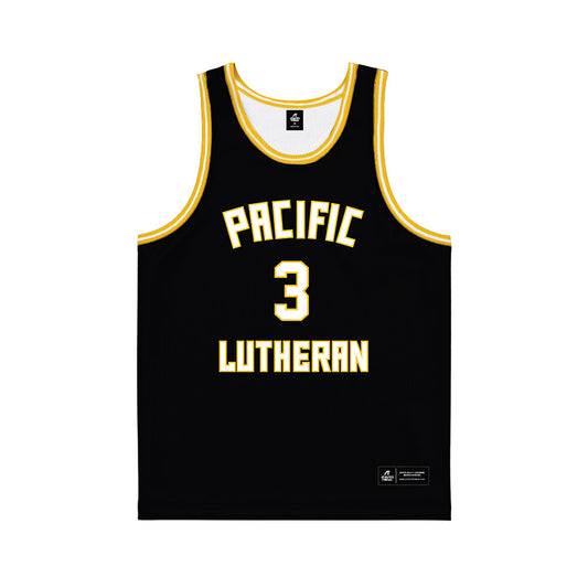 PLU - NCAA Men's Basketball : Dominic Perasso - Black Basketball Jersey