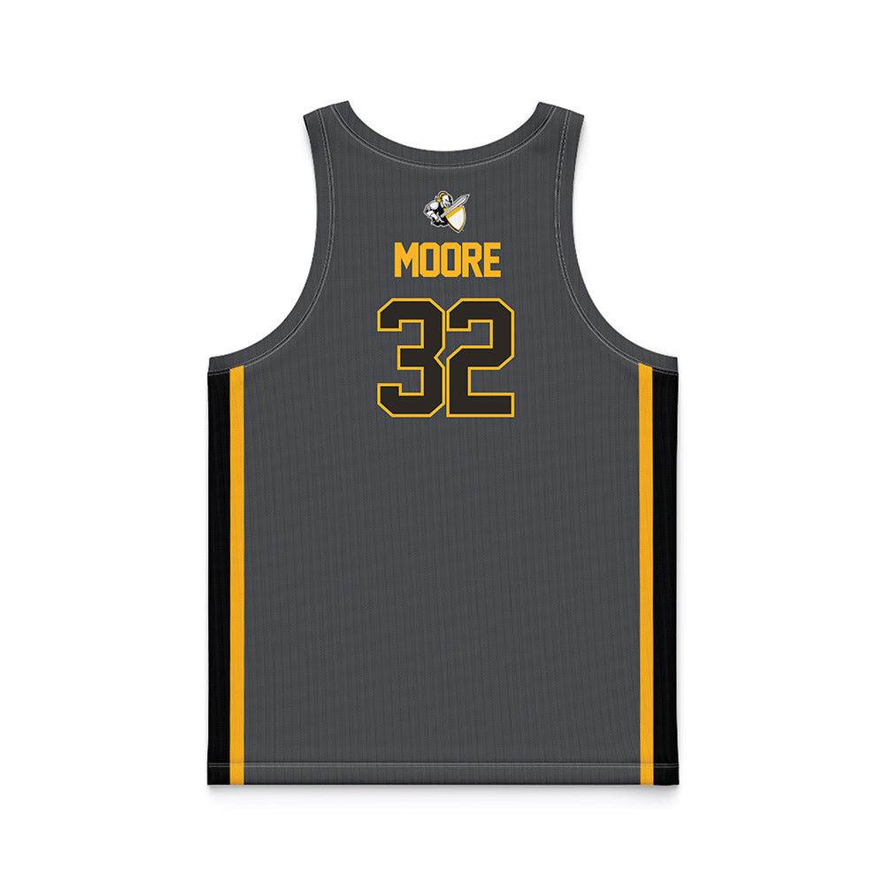 PLU - NCAA Men's Basketball : Nathan Moore - Grey Basketball Jersey-1