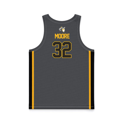 PLU - NCAA Men's Basketball : Nathan Moore - Grey Basketball Jersey-1