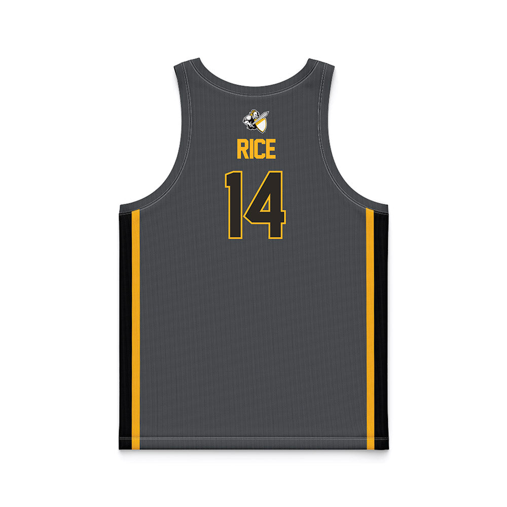 PLU - NCAA Men's Basketball : Cameron Rice - Grey Basketball Jersey-1