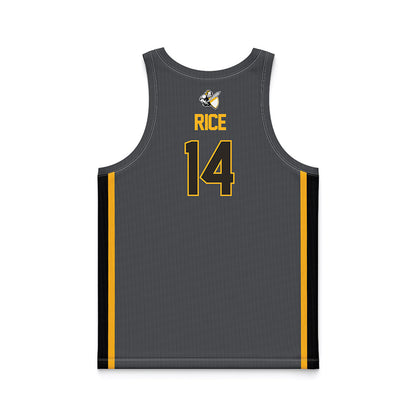 PLU - NCAA Men's Basketball : Cameron Rice - Grey Basketball Jersey-1