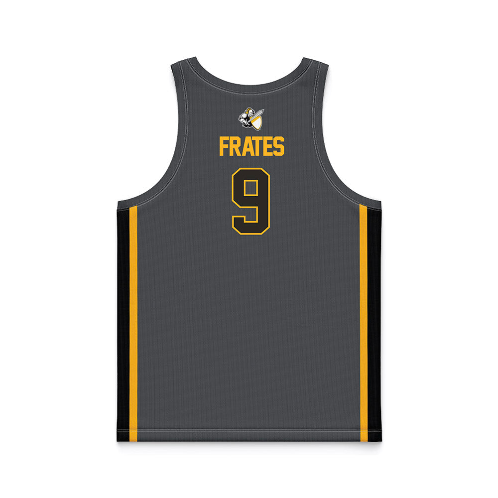 PLU - NCAA Men's Basketball : Hunter Frates - Grey Basketball Jersey-1