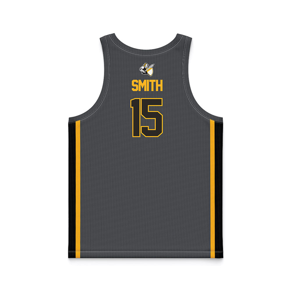PLU - NCAA Men's Basketball : Henry Smith - Grey Basketball Jersey-1
