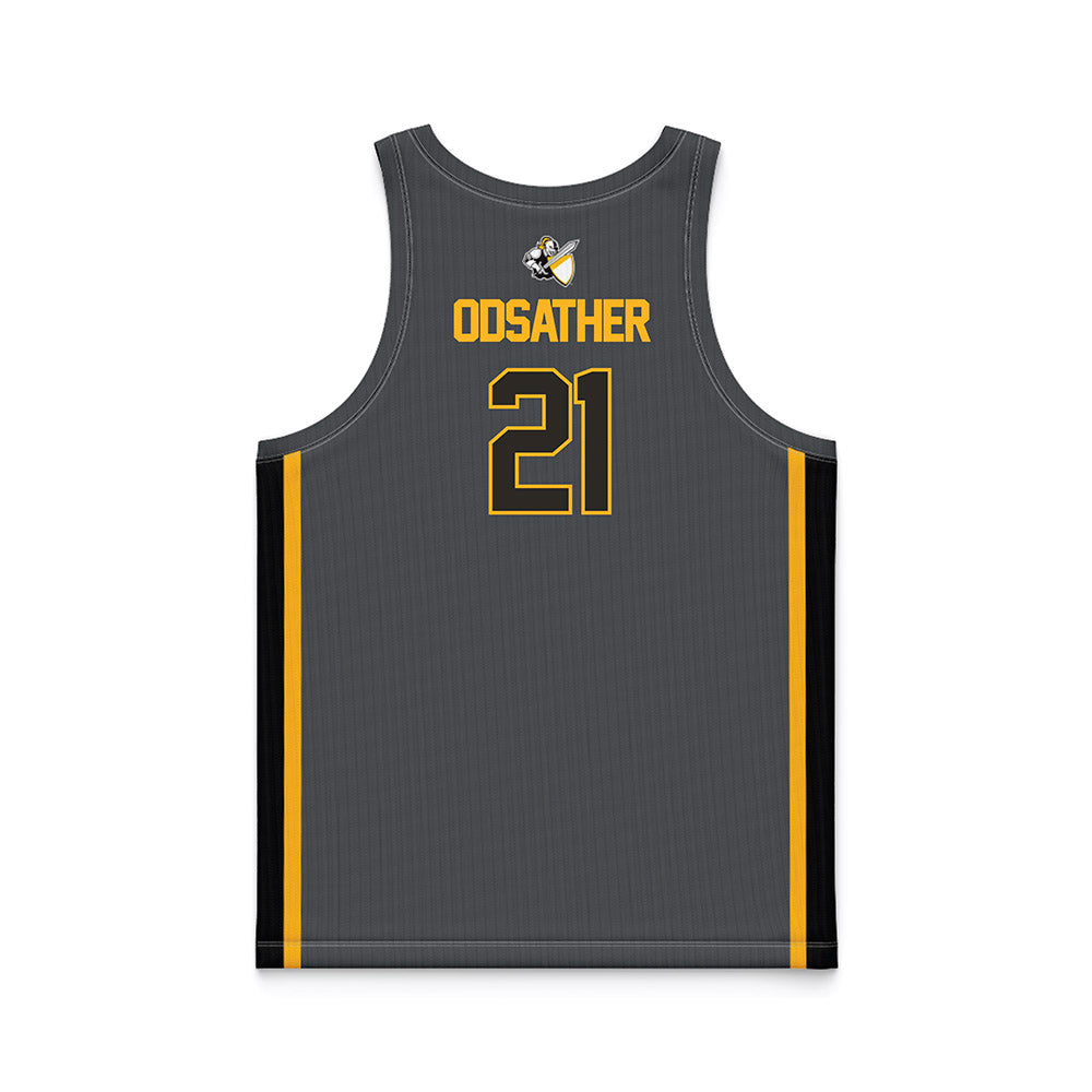 PLU - NCAA Men's Basketball : Dane Odsather - Grey Basketball Jersey-1