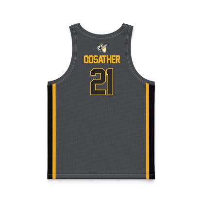 PLU - NCAA Men's Basketball : Dane Odsather - Grey Basketball Jersey-1