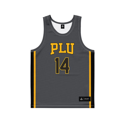 PLU - NCAA Men's Basketball : Cameron Rice - Grey Basketball Jersey-0