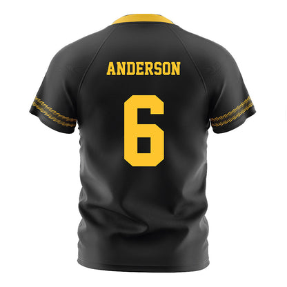 PLU - NCAA Men's Soccer : Mattias Anderson - Black Soccer Jersey-1