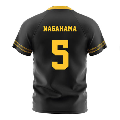 PLU - NCAA Men's Soccer : Hiro Nagahama - Black Soccer Jersey-1