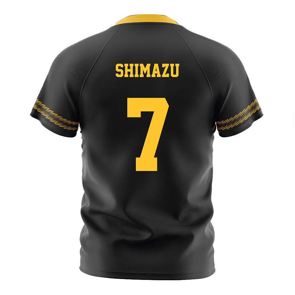PLU - NCAA Men's Soccer : Yuta Shimazu - Black Soccer Jersey-1
