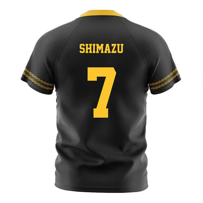 PLU - NCAA Men's Soccer : Yuta Shimazu - Black Soccer Jersey-1