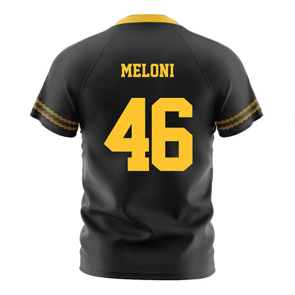 PLU - NCAA Men's Soccer : Daniele Meloni - Black Soccer Jersey-1