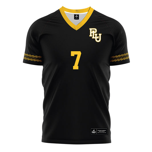 PLU - NCAA Men's Soccer : Yuta Shimazu - Black Soccer Jersey-0