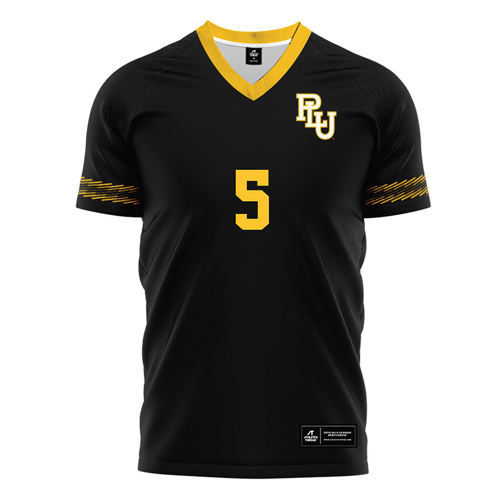 PLU - NCAA Men's Soccer : Hiro Nagahama - Black Soccer Jersey-0