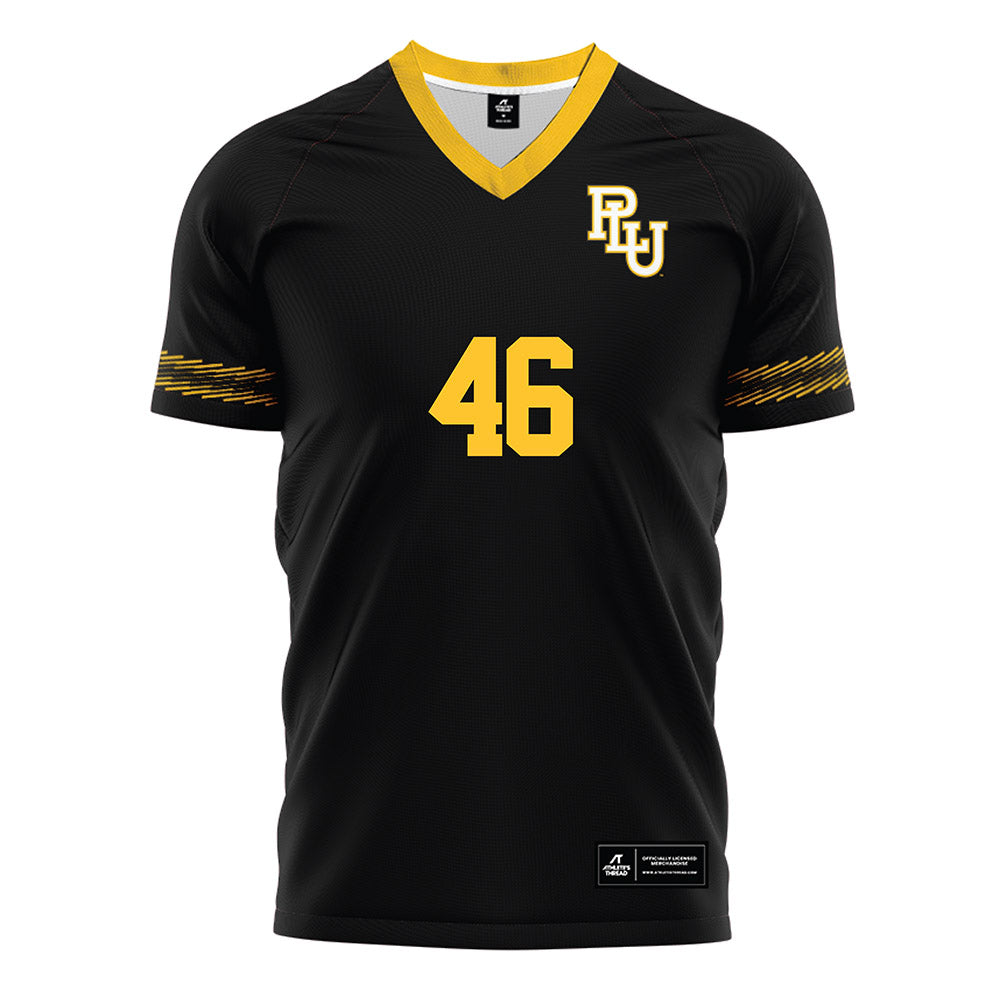 PLU - NCAA Men's Soccer : Daniele Meloni - Black Soccer Jersey-0
