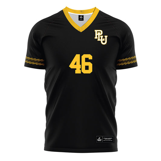 PLU - NCAA Men's Soccer : Daniele Meloni - Black Soccer Jersey-0